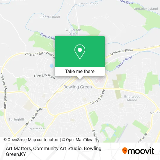 Art Matters, Community Art Studio map