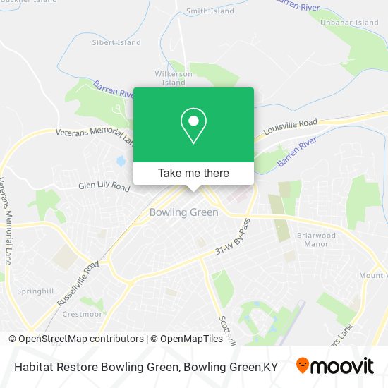 Mapa de Habitat Restore Bowling Green