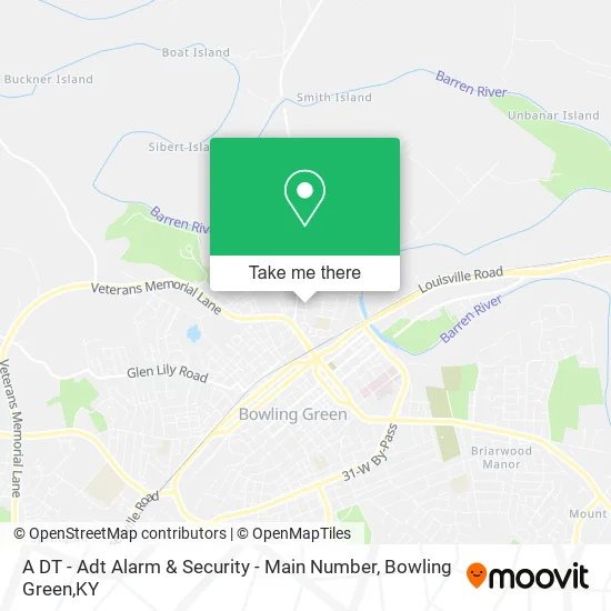 A DT - Adt Alarm & Security - Main Number map