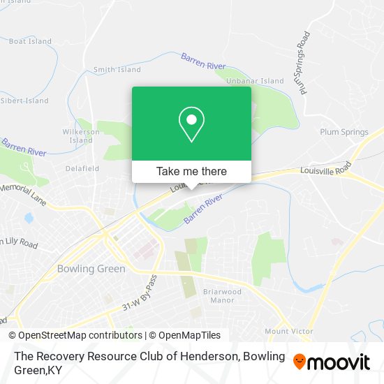 The Recovery Resource Club of Henderson map