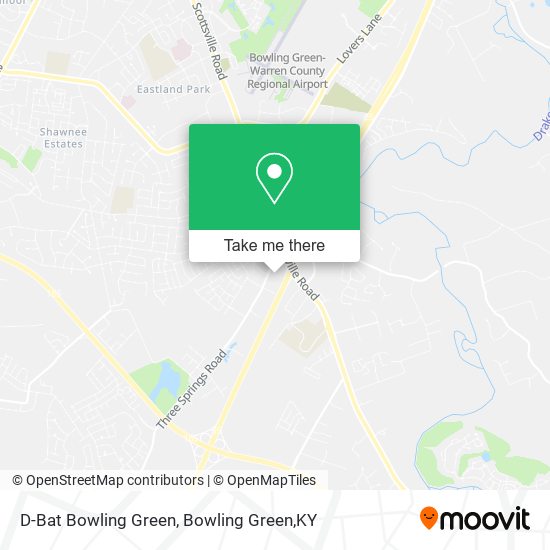 D-Bat Bowling Green map