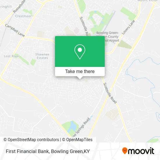 First Financial Bank map
