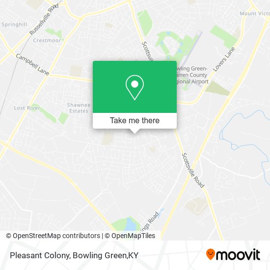 Pleasant Colony map