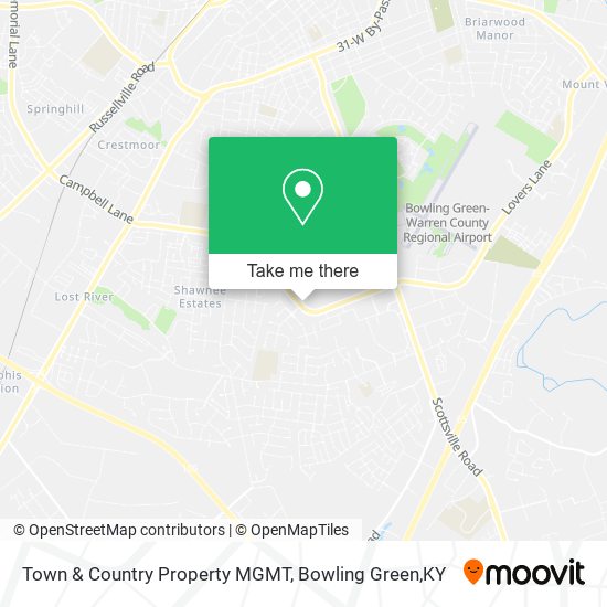 Town & Country Property MGMT map
