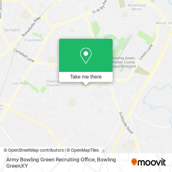 Mapa de Army Bowling Green Recruiting Office