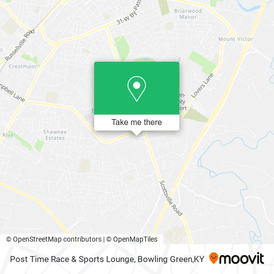 Mapa de Post Time Race & Sports Lounge