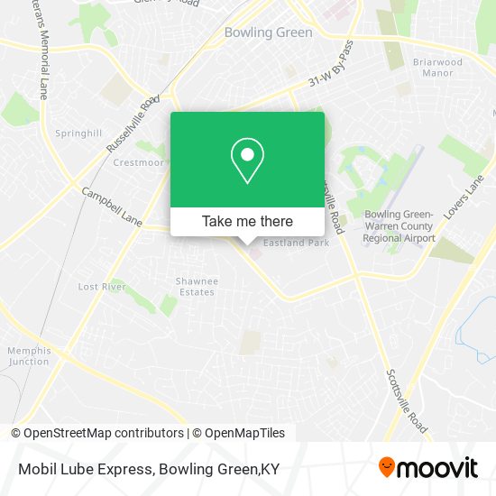Mobil Lube Express map