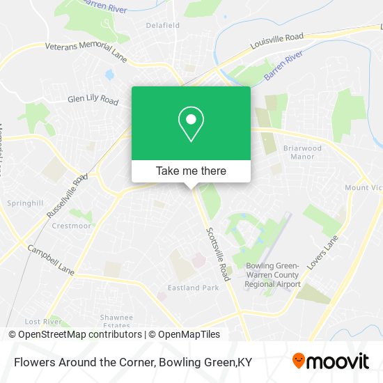 Mapa de Flowers Around the Corner