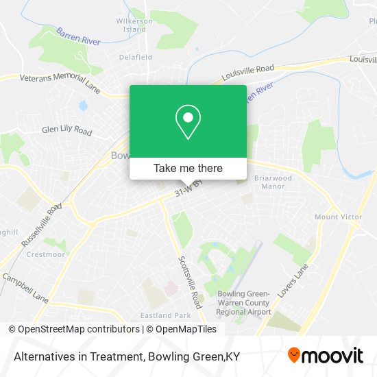 Alternatives in Treatment map