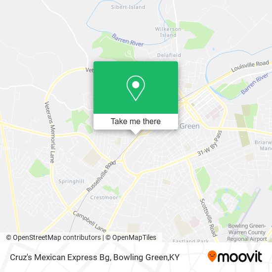 Cruz's Mexican Express Bg map