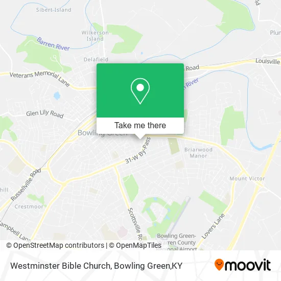 Westminster Bible Church map