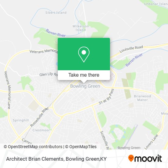 Architect Brian Clements map