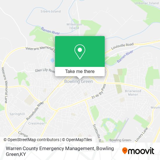 Warren County Emergency Management map