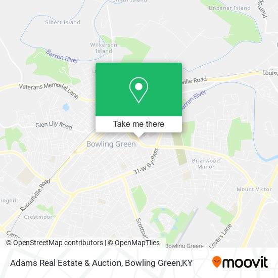 Mapa de Adams Real Estate & Auction