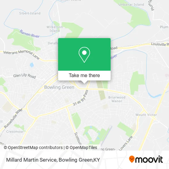 Millard Martin Service map