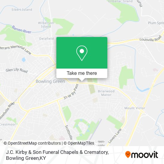 J.C. Kirby & Son Funeral Chapels & Crematory map