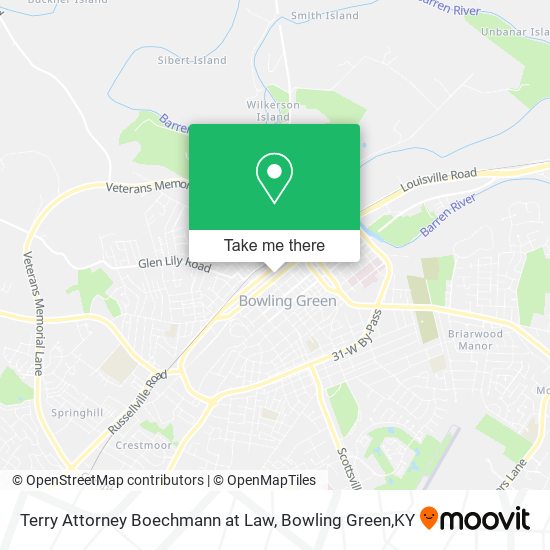 Terry Attorney Boechmann at Law map