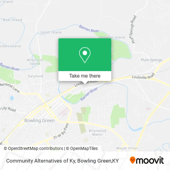 Community Alternatives of Ky map
