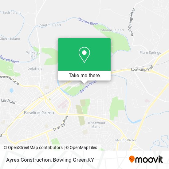 Ayres Construction map