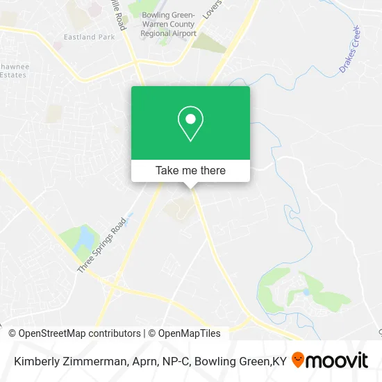 Mapa de Kimberly Zimmerman, Aprn, NP-C