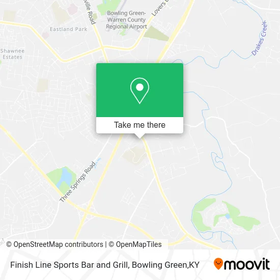 Mapa de Finish Line Sports Bar and Grill