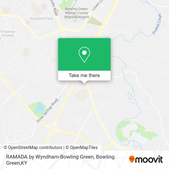 Mapa de RAMADA by Wyndham-Bowling Green