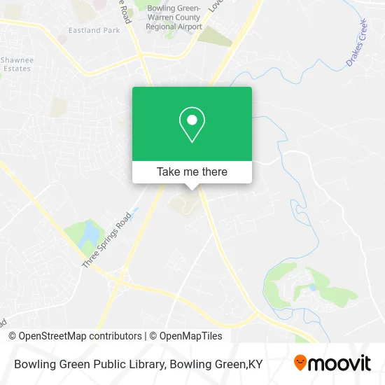 Bowling Green Public Library map
