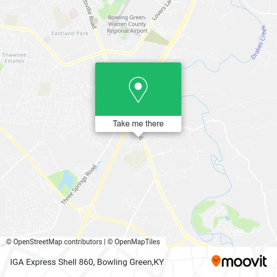 Mapa de IGA Express Shell 860