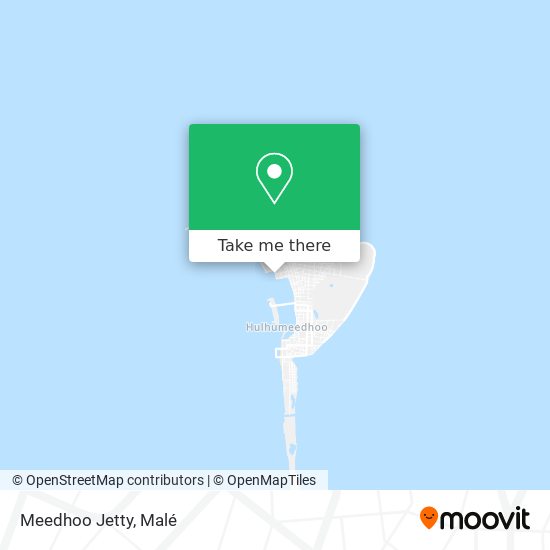 Meedhoo Jetty map