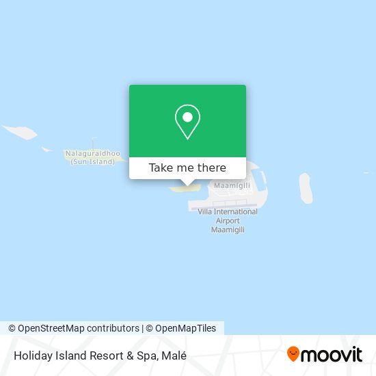 Holiday Island Resort & Spa map