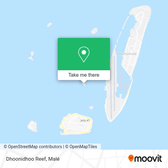 Dhoonidhoo Reef map