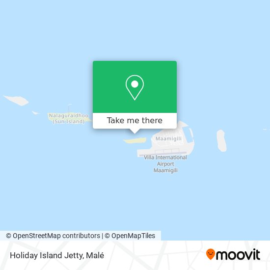 Holiday Island Jetty map