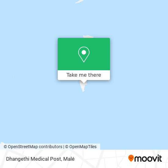 Dhangethi Medical Post map