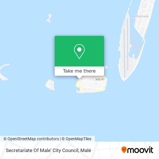 Secretariate Of Male' City Council map