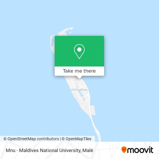 Mnu - Maldives National University map