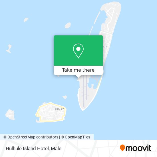 Hulhule Island Hotel map