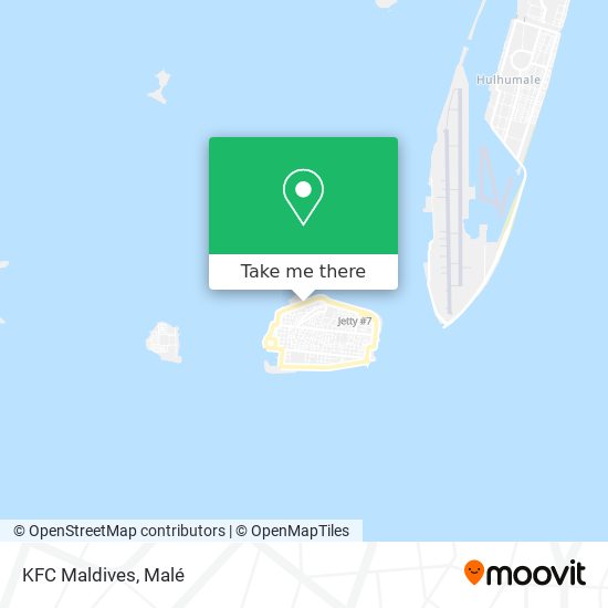 KFC Maldives map