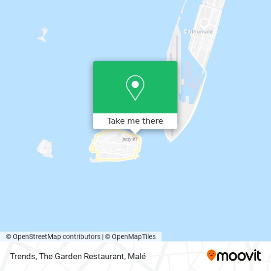 Trends, The Garden Restaurant map