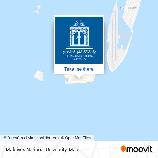 Maldives National University map