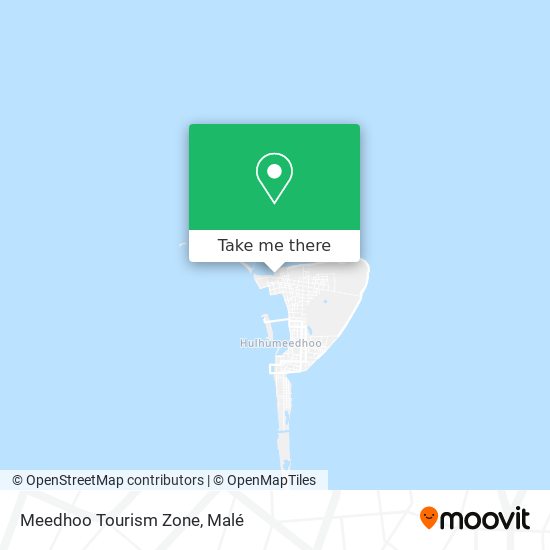 Meedhoo Tourism Zone map