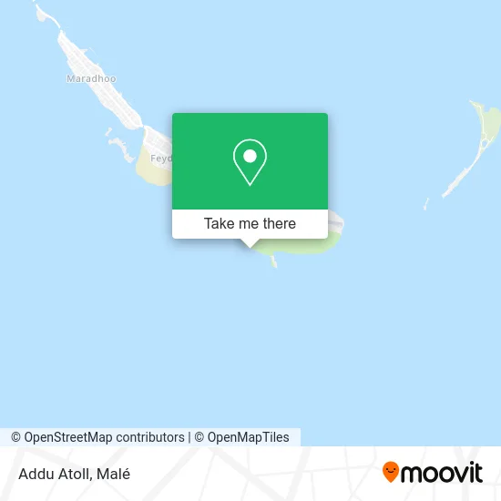 Addu Atoll map