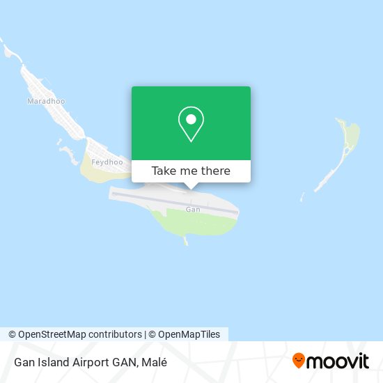 Gan Island Airport GAN map