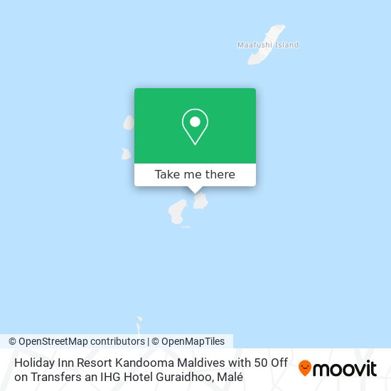 Holiday Inn Resort Kandooma Maldives with 50 Off on Transfers an IHG Hotel Guraidhoo map