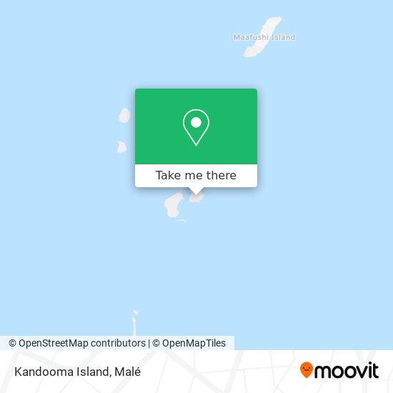 Kandooma Island map