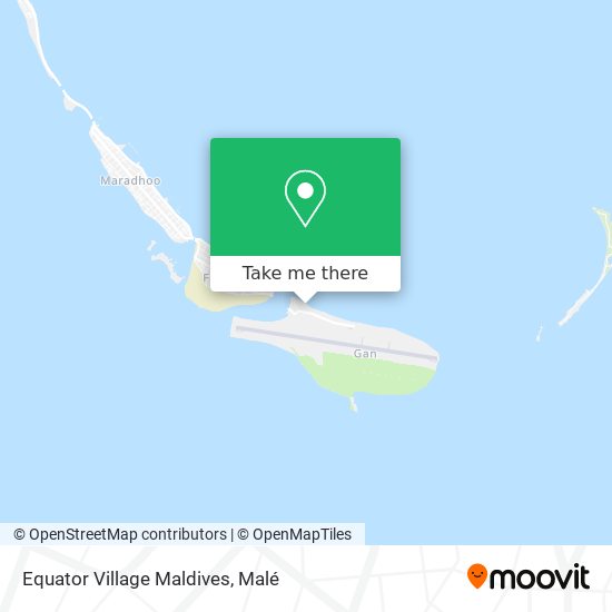 Equator Village Maldives map