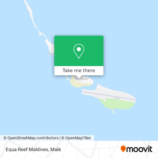 Equa Reef Maldives map