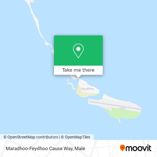 Maradhoo-Feydhoo Cause Way map