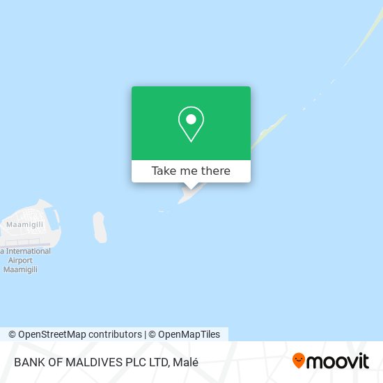 BANK OF MALDIVES PLC LTD map