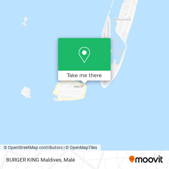 BURGER KING Maldives map