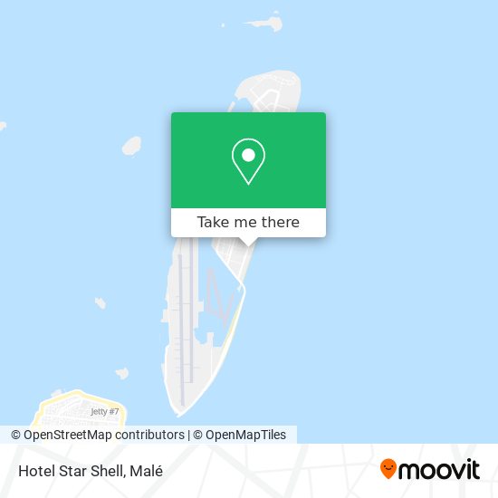 Hotel Star Shell map